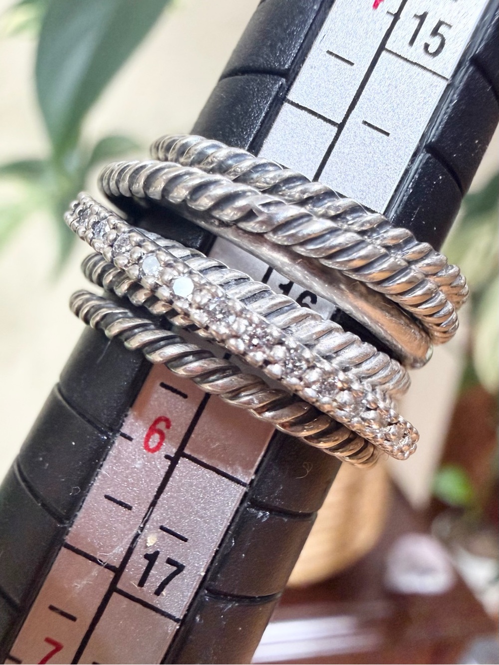 ❤️ David Yurman Wide Crossover Ring Sz 5.5